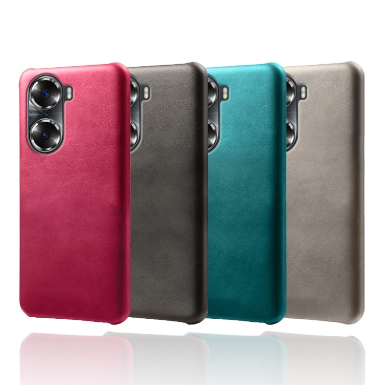 For Honor 60 Calf Texture PC + PU Phone Case