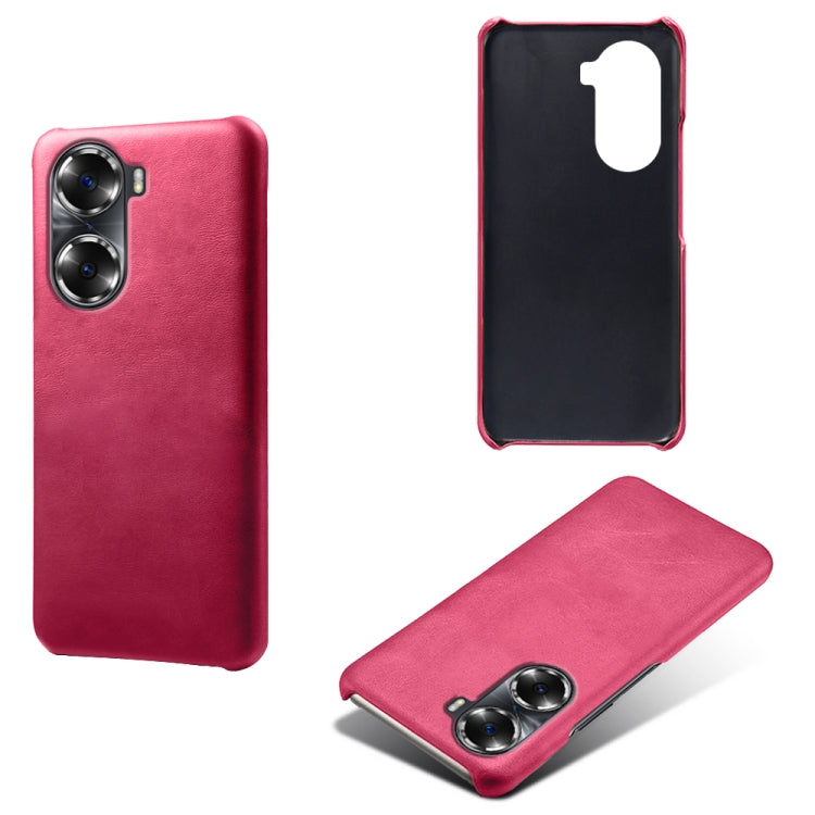 For Honor 60 Calf Texture PC + PU Phone Case