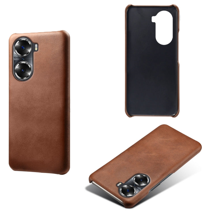 For Honor 60 Calf Texture PC + PU Phone Case