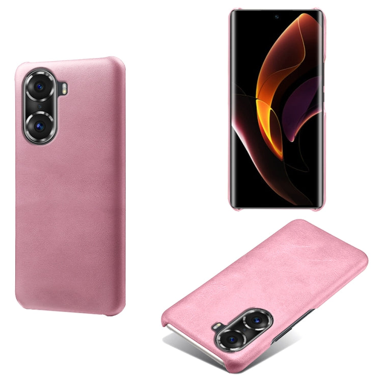 For Honor 60 Pro Calf Texture PC + PU Phone Case