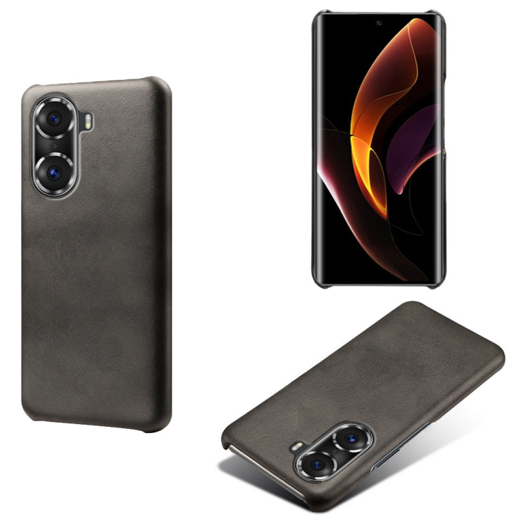 For Honor 60 Pro Calf Texture PC + PU Phone Case