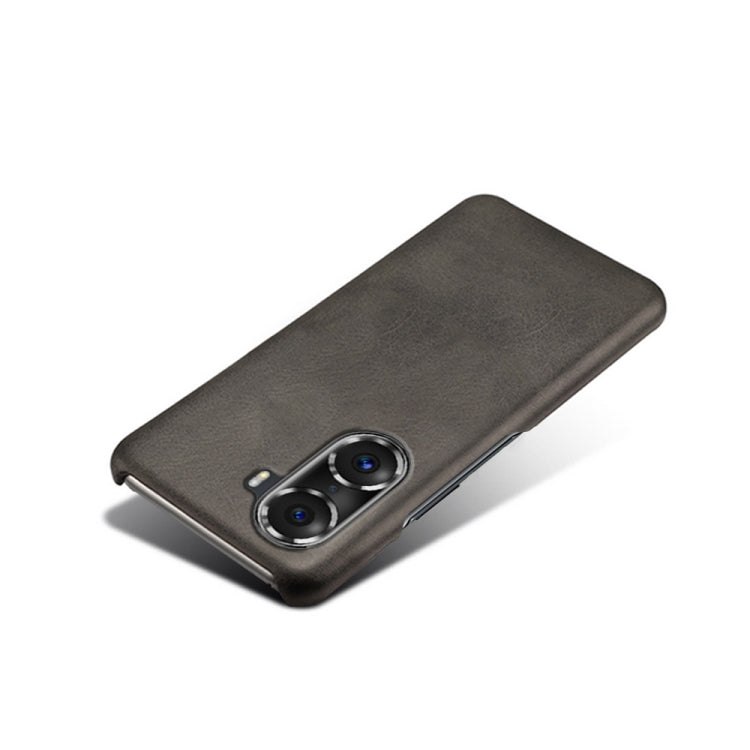 For Honor 60 Pro Calf Texture PC + PU Phone Case