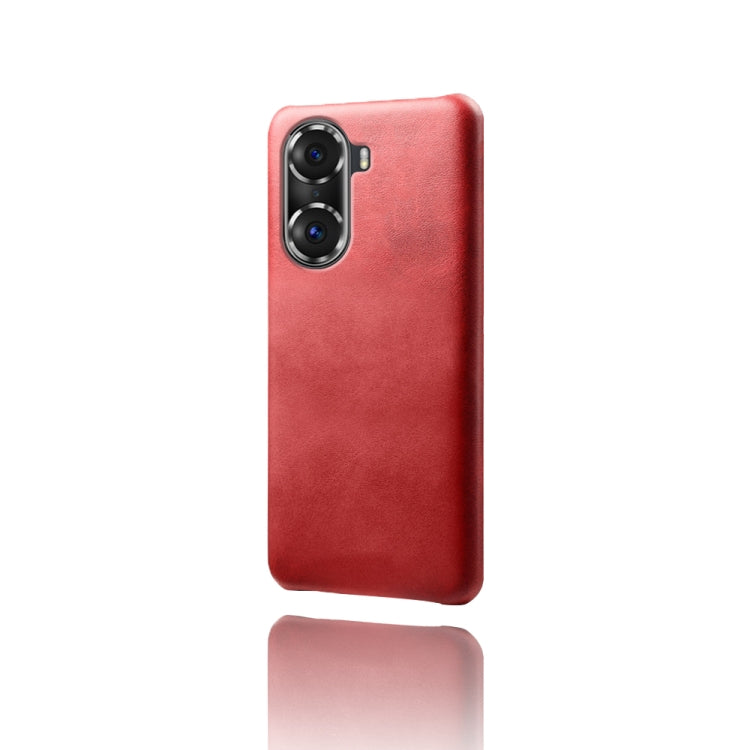 For Honor 60 Pro Calf Texture PC + PU Phone Case