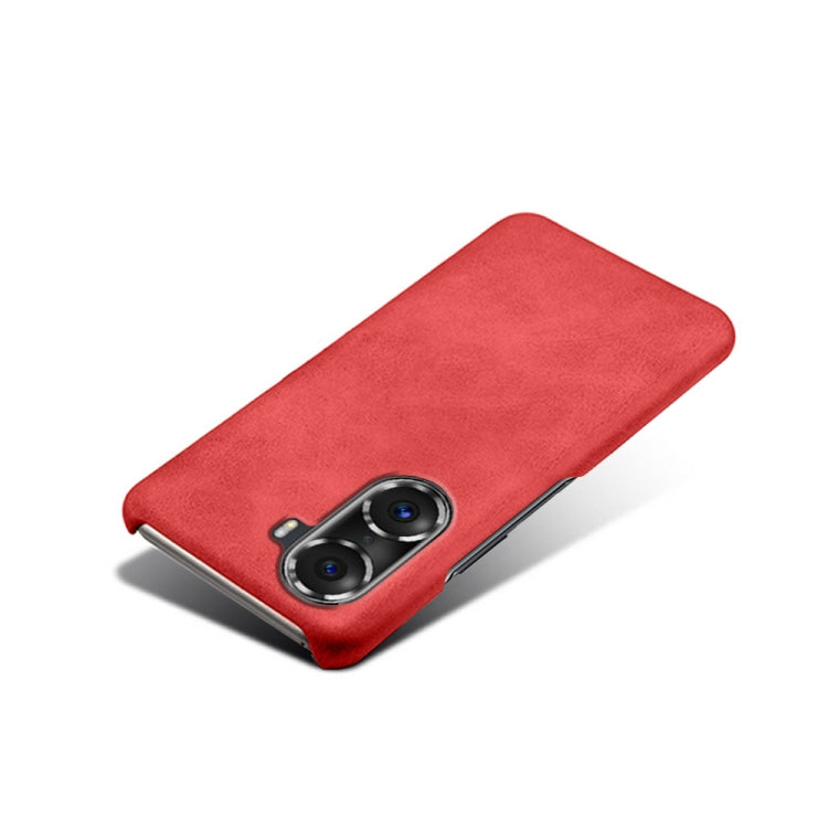 For Honor 60 Pro Calf Texture PC + PU Phone Case
