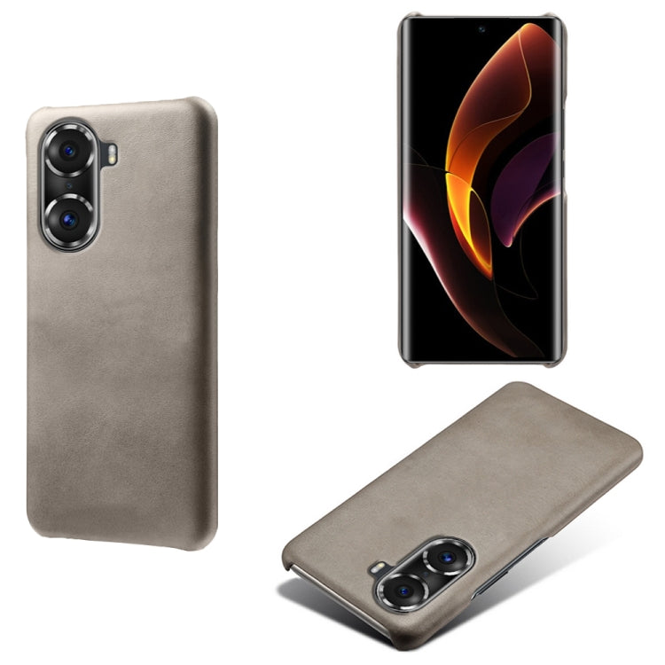 For Honor 60 Pro Calf Texture PC + PU Phone Case
