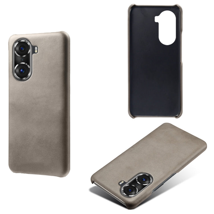 For Honor 60 Pro Calf Texture PC + PU Phone Case