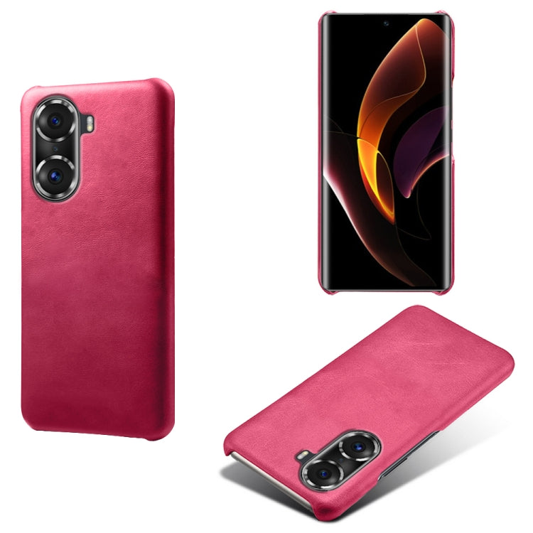 For Honor 60 Pro Calf Texture PC + PU Phone Case