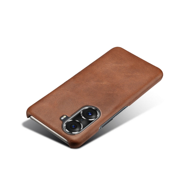 For Honor 60 Pro Calf Texture PC + PU Phone Case