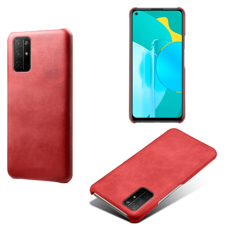 For Honor 30S Calf Texture PC + PU Phone Case