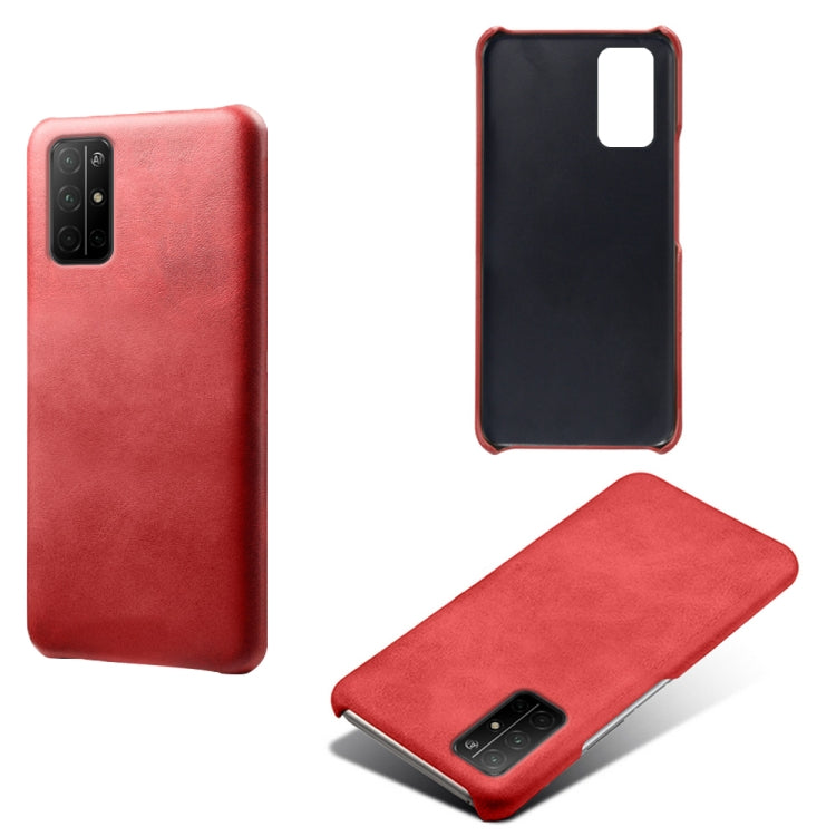 For Honor 30S Calf Texture PC + PU Phone Case