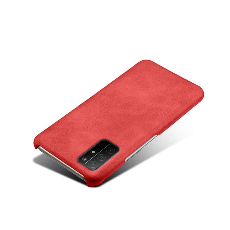 For Honor 30S Calf Texture PC + PU Phone Case