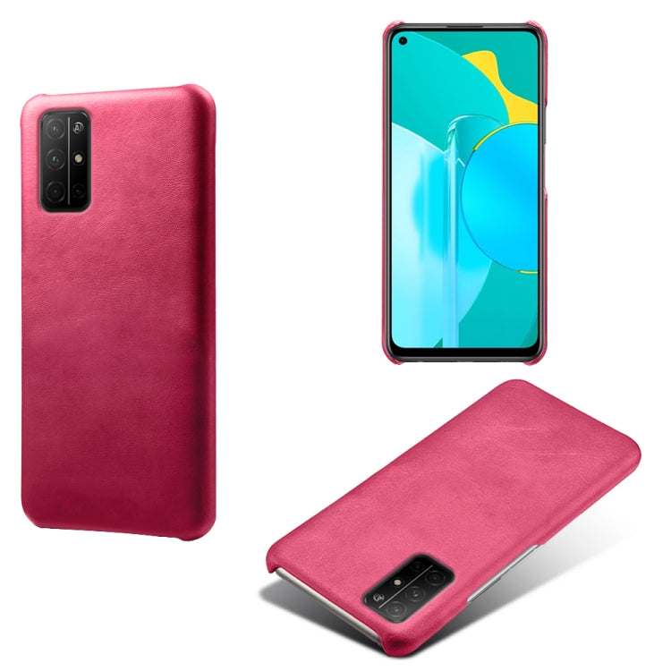 For Honor 30S Calf Texture PC + PU Phone Case