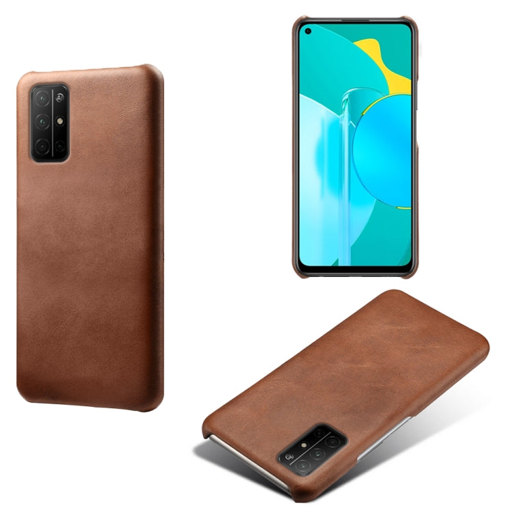 For Honor 30S Calf Texture PC + PU Phone Case