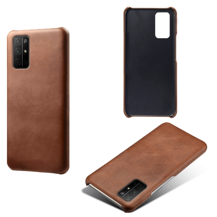 For Honor 30S Calf Texture PC + PU Phone Case