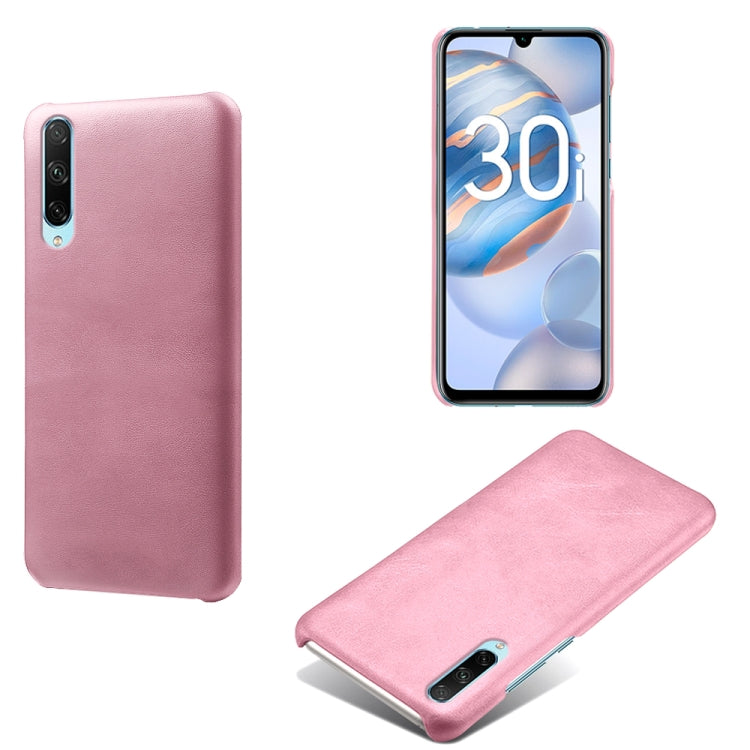 For Honor 30i Calf Texture PC + PU Phone Case