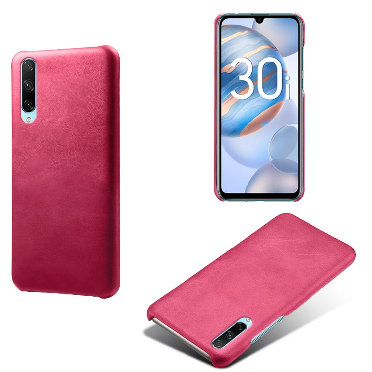 For Honor 30i Calf Texture PC + PU Phone Case