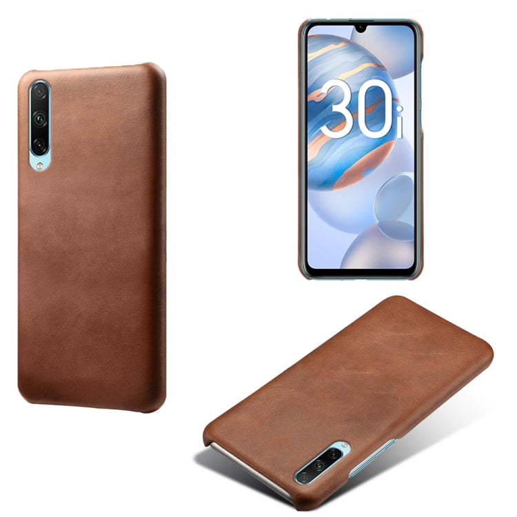 For Honor 30i Calf Texture PC + PU Phone Case