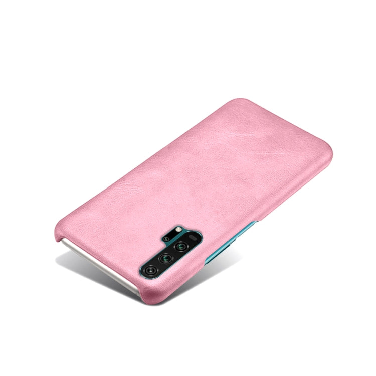 For Honor 20 Pro Calf Texture PC + PU Phone Case