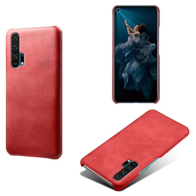 For Honor 20 Pro Calf Texture PC + PU Phone Case