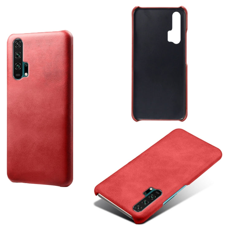 For Honor 20 Pro Calf Texture PC + PU Phone Case