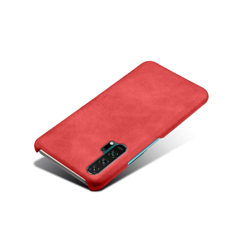 For Honor 20 Pro Calf Texture PC + PU Phone Case