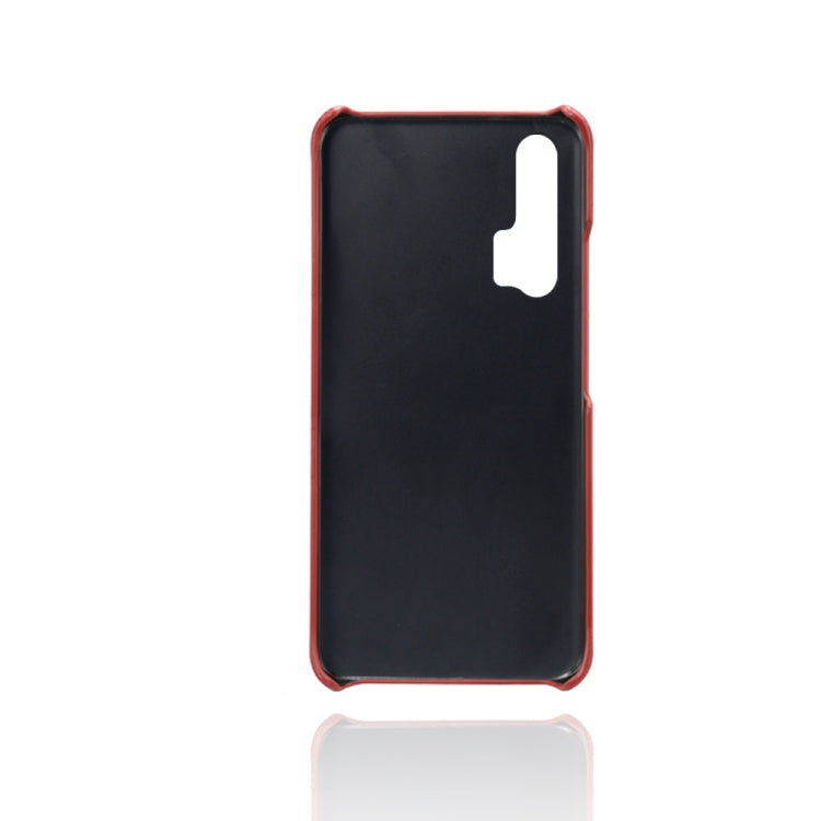 For Honor 20 Pro Calf Texture PC + PU Phone Case