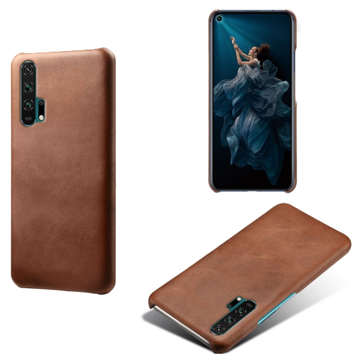 For Honor 20 Pro Calf Texture PC + PU Phone Case