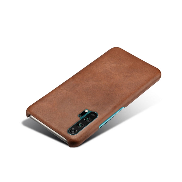 For Honor 20 Pro Calf Texture PC + PU Phone Case