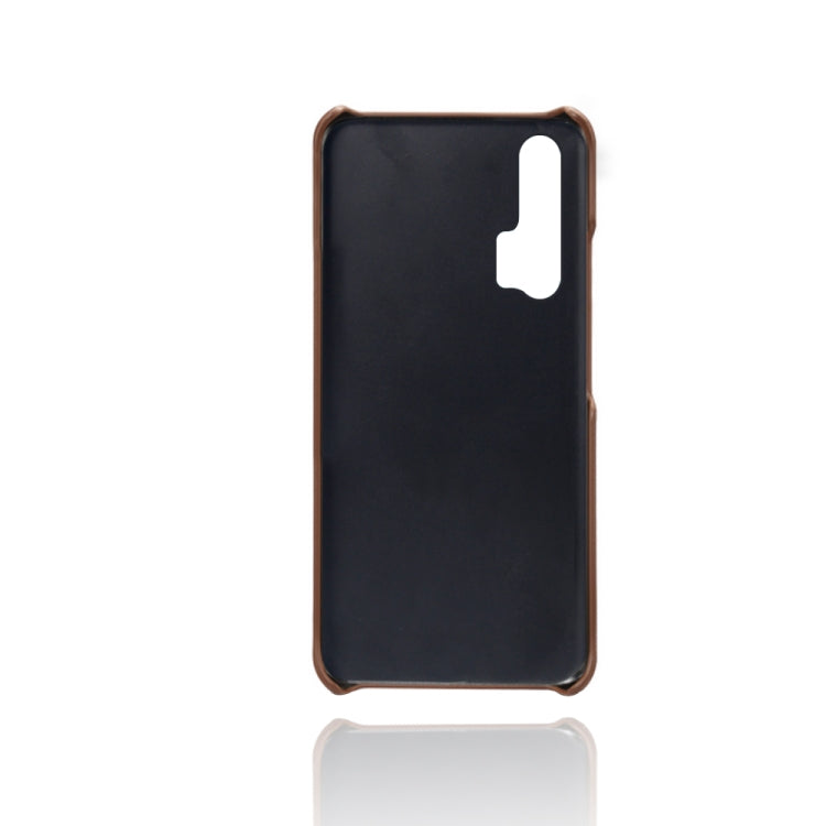 For Honor 20 Pro Calf Texture PC + PU Phone Case