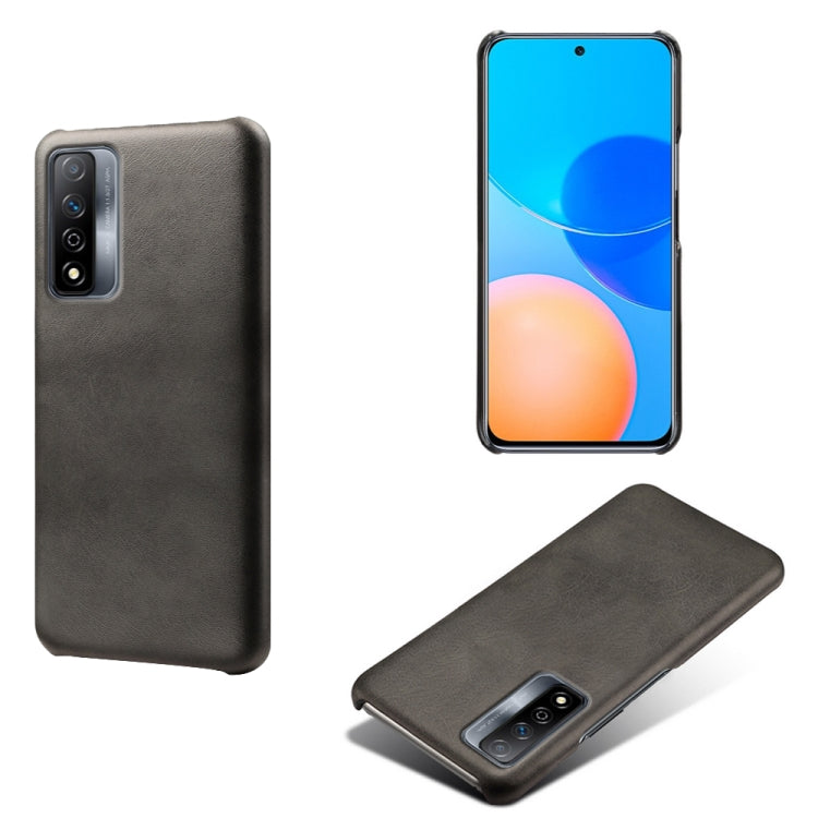 For Honor Play 5T Pro Calf Texture PC + PU Phone Case