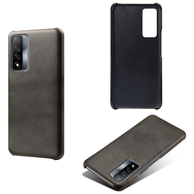 For Honor Play 5T Pro Calf Texture PC + PU Phone Case