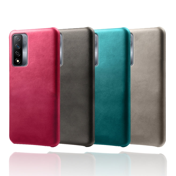 For Honor Play 5T Pro Calf Texture PC + PU Phone Case