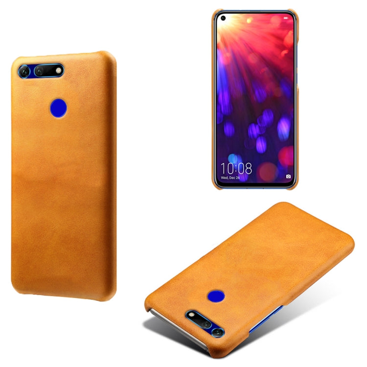 For Honor View 20 / V20 Calf Texture PC + PU Phone Case