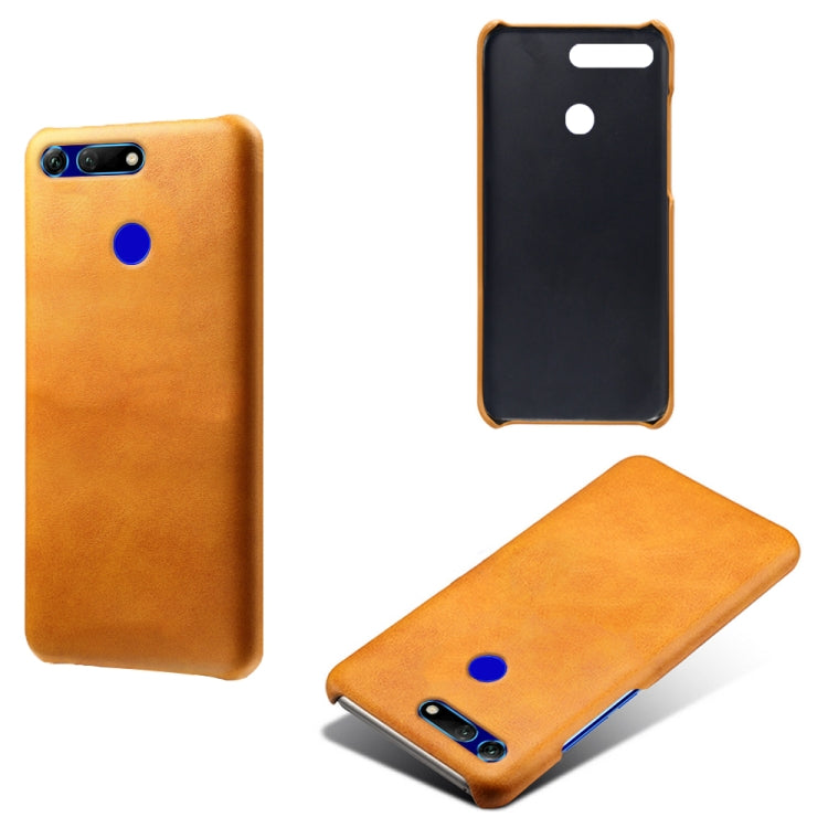 For Honor View 20 / V20 Calf Texture PC + PU Phone Case