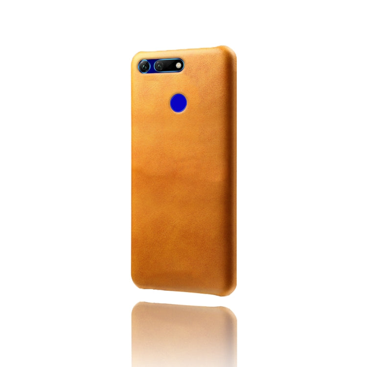 For Honor View 20 / V20 Calf Texture PC + PU Phone Case