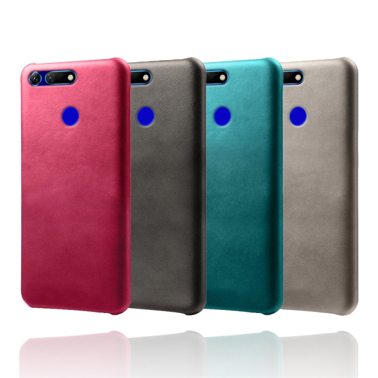 For Honor View 20 / V20 Calf Texture PC + PU Phone Case