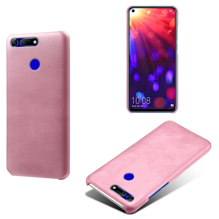 For Honor View 20 / V20 Calf Texture PC + PU Phone Case