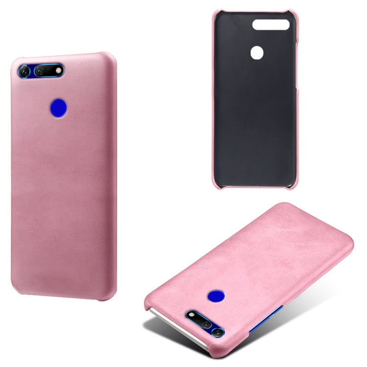 For Honor View 20 / V20 Calf Texture PC + PU Phone Case