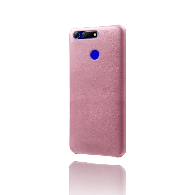 For Honor View 20 / V20 Calf Texture PC + PU Phone Case