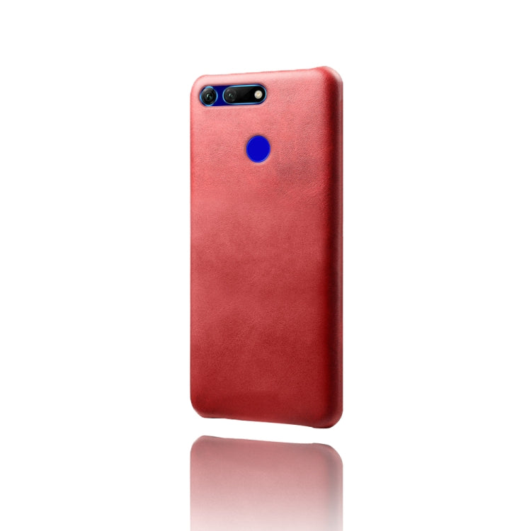 For Honor View 20 / V20 Calf Texture PC + PU Phone Case