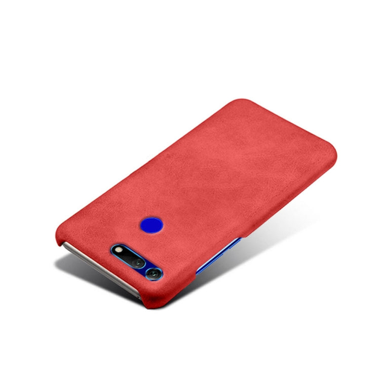 For Honor View 20 / V20 Calf Texture PC + PU Phone Case
