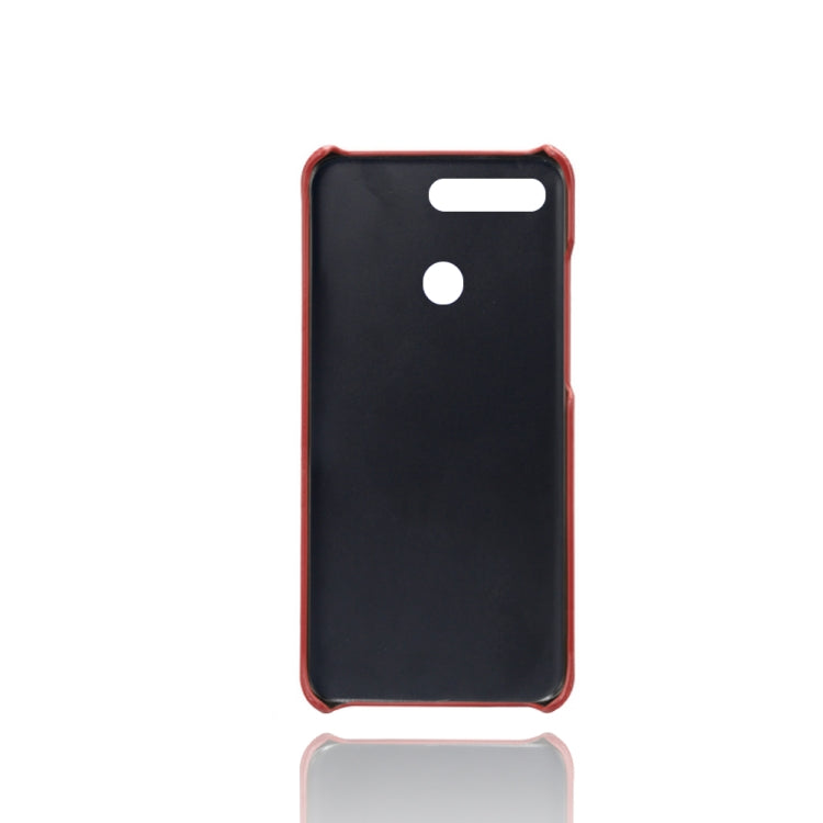For Honor View 20 / V20 Calf Texture PC + PU Phone Case