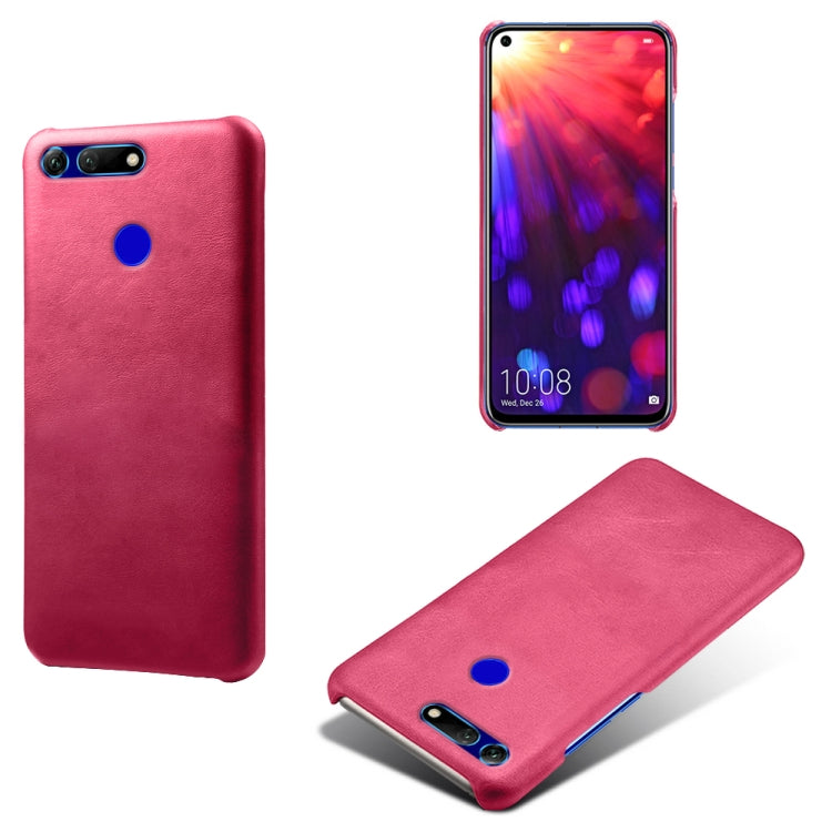 For Honor View 20 / V20 Calf Texture PC + PU Phone Case