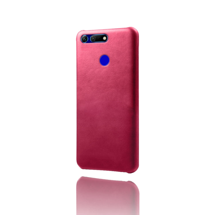 For Honor View 20 / V20 Calf Texture PC + PU Phone Case