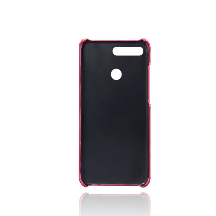 For Honor View 20 / V20 Calf Texture PC + PU Phone Case