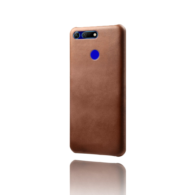 For Honor View 20 / V20 Calf Texture PC + PU Phone Case