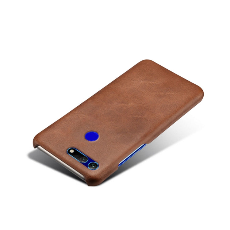 For Honor View 20 / V20 Calf Texture PC + PU Phone Case