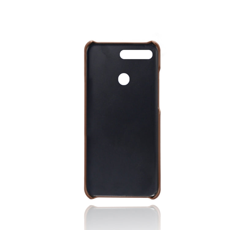 For Honor View 20 / V20 Calf Texture PC + PU Phone Case