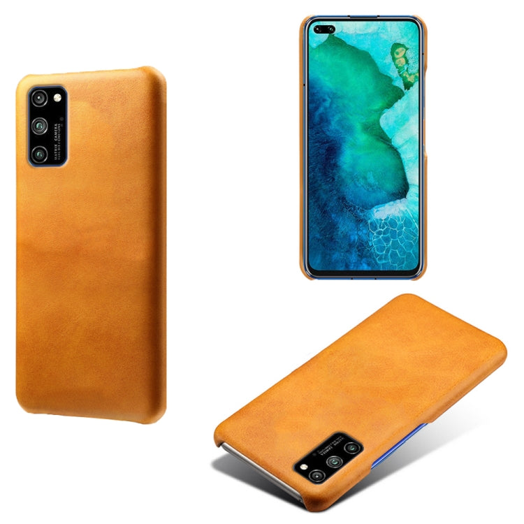 For Honor V30 Pro Calf Texture PC + PU Phone Case