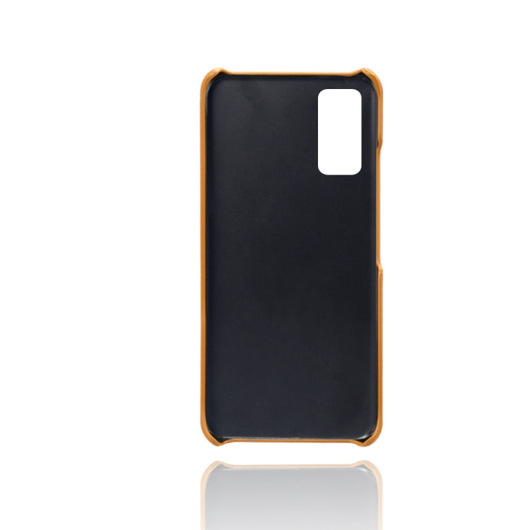 For Honor V30 Pro Calf Texture PC + PU Phone Case